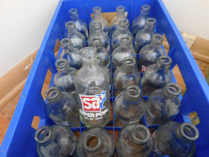 lot 94 image: Misc. Lot of Glass Soda Bottles