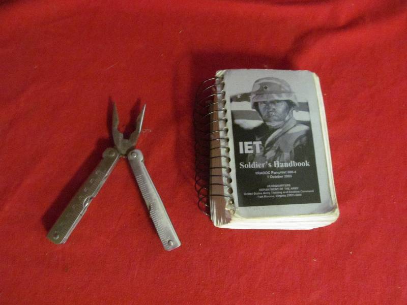 multi tool , IET soldiers book