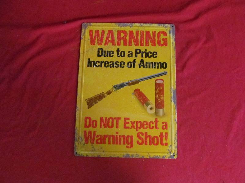 metal sign
