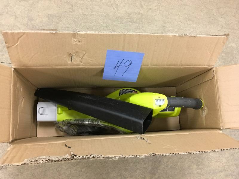 Ryobi ONE 150 MPH 200 CFM 18-Volt Lithium-Ion Hybrid Leaf BlowerSweeper tool only in like new condition