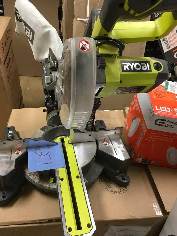 Ryobi 10 Amp 7-14 in. Miter Saw used in working condition