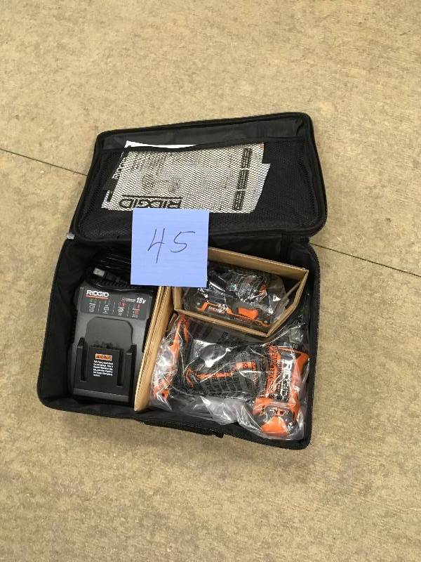 Ridgid  18-Volt Brushless 2-Speed DrillDriver not used