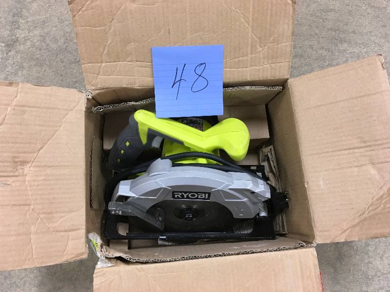 Ryobi 7-14 in. Circular Saw with Laser used in very good working condition