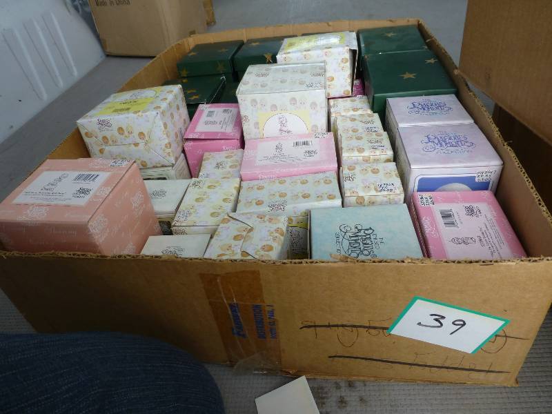 large box of Precious moments and S...