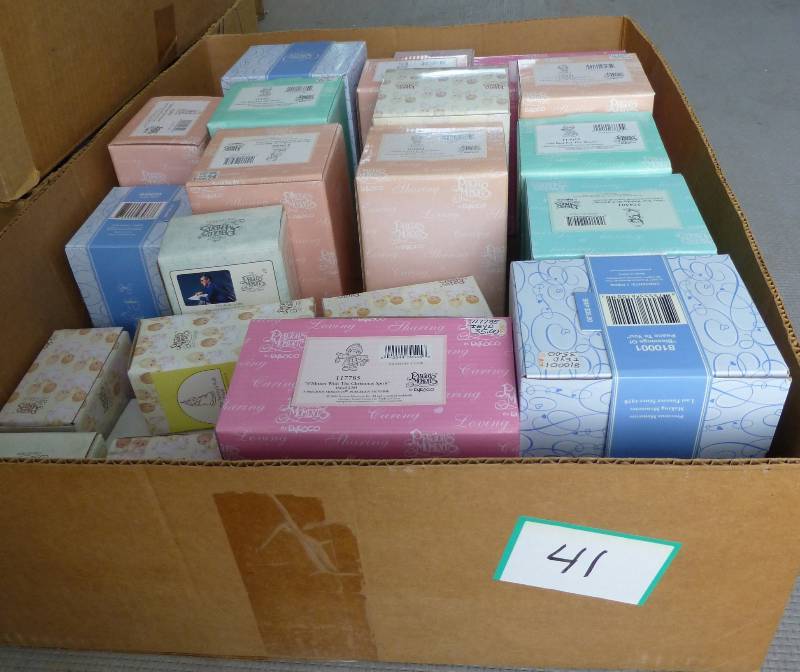 large box of Precious moments, all ...
