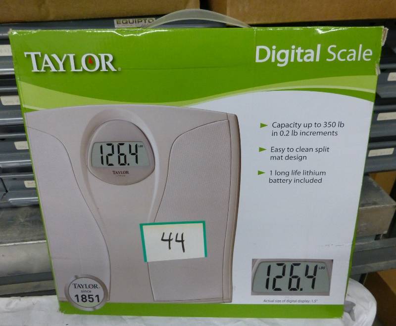 new digital bath scale...