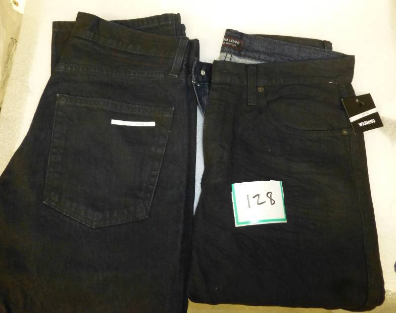 Two pair of Adam Levine Jeans Bootc...