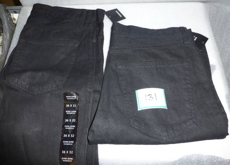 Two pair of Adam Levine Jeans Bootc...