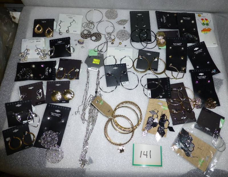 lot of new costume jewelry, mostly ...