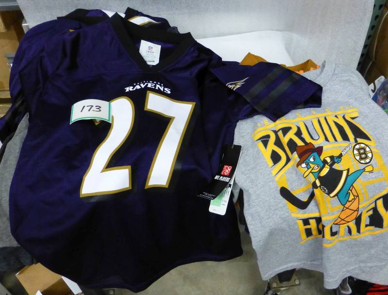 lot of boysmens shirts, 4 ravens j...