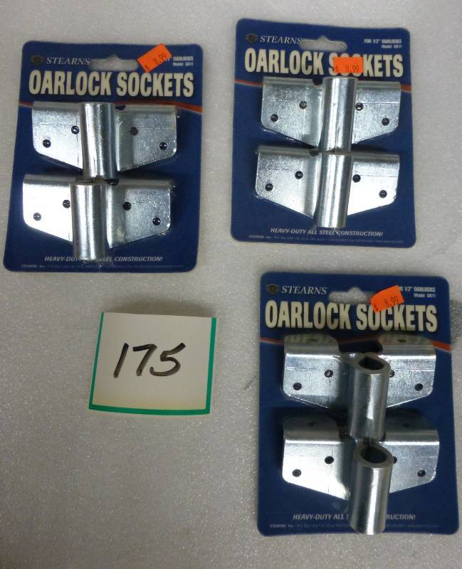 3 sets of 12 stearns oarlock brac...