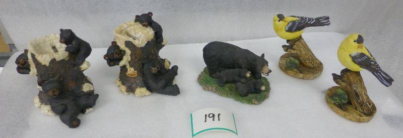 two resin bear banks, bear family a...