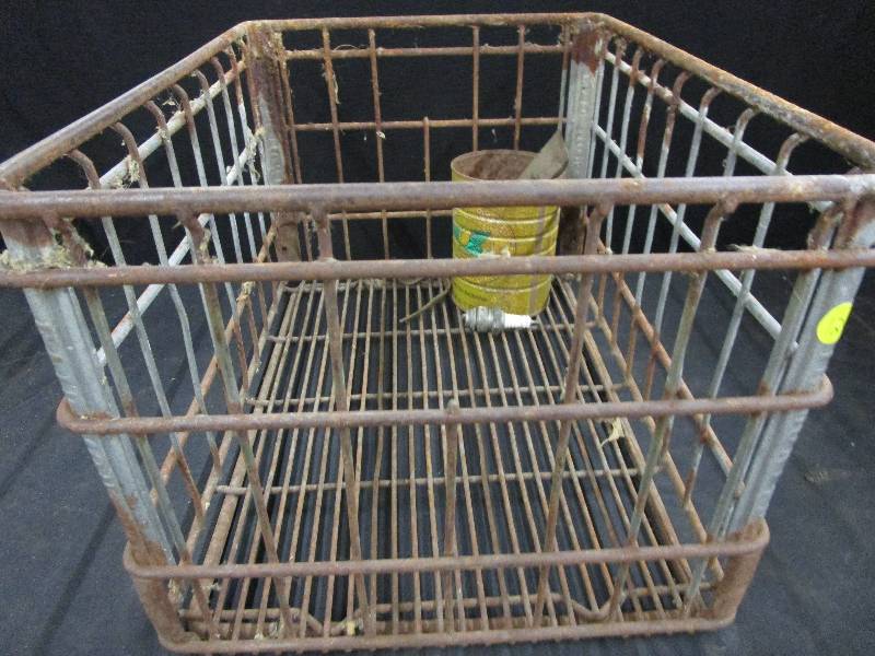 lot 12 image: old Metal Basket