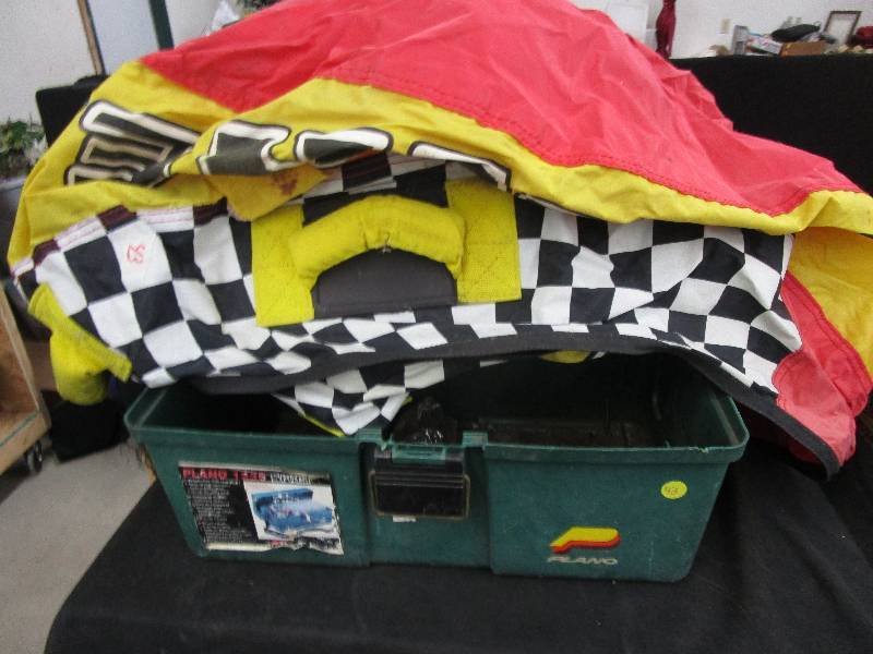 lot 43 image: Tackle Box and Tube Cover