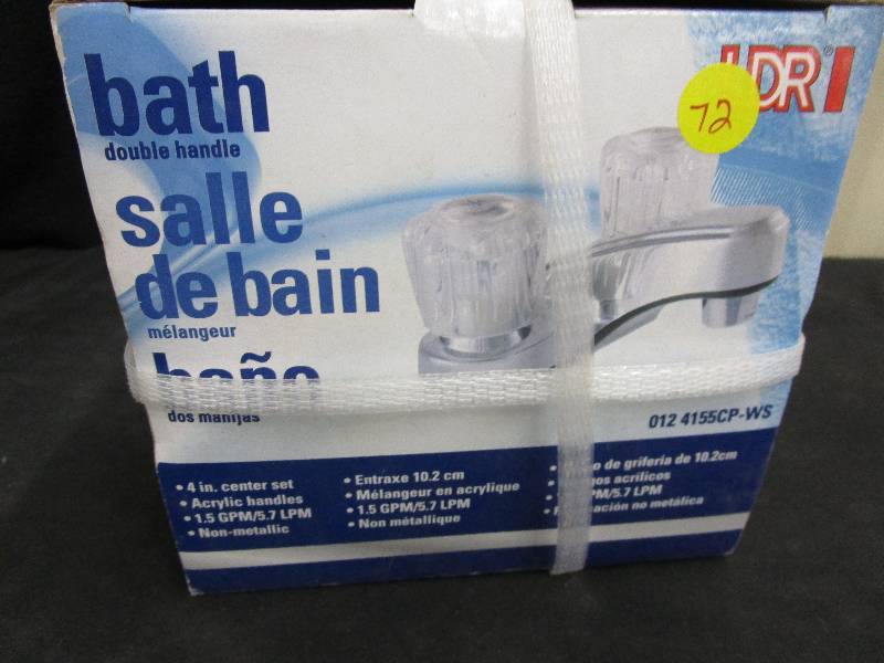 lot 72 image: Bathroom Faucet