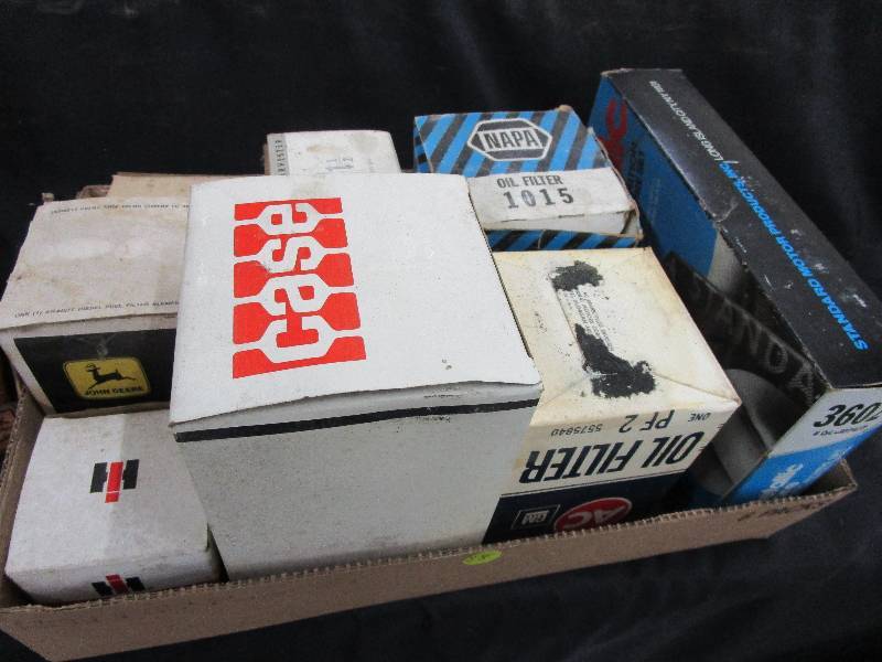 lot 88 image: Filters and Spark Plugs, Some Case and John Deere