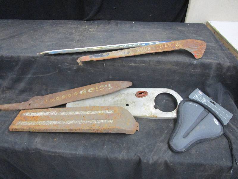 lot 130 image: Old Bicycle Parts