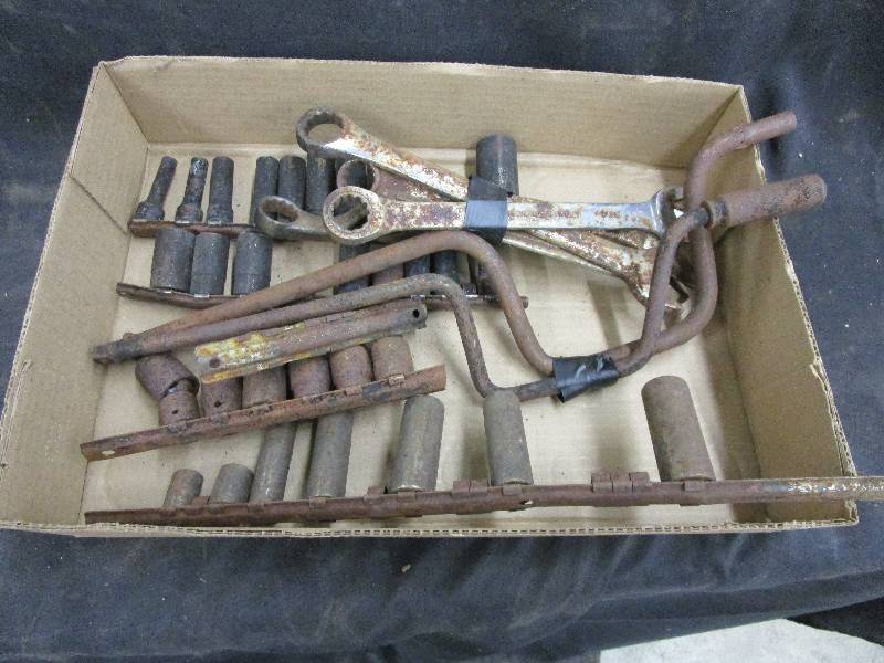 lot 138 image: Various Rusty Sockets and Wrenches
