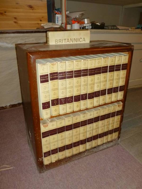 Vintage Encyclopedia Cabinet