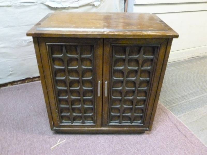 Vintage Record Cabinet