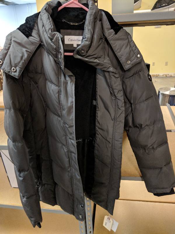 calvin klein gray jacket