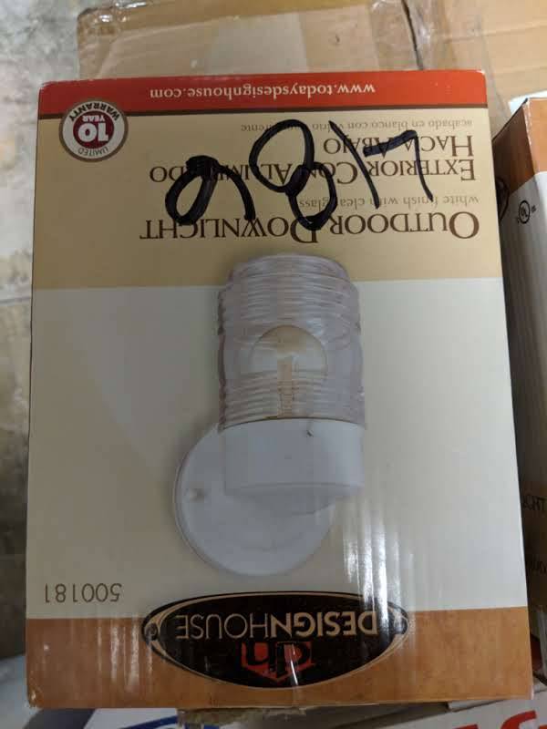 lot 40 image: Design House Jelly Jar Outdoor Downlight