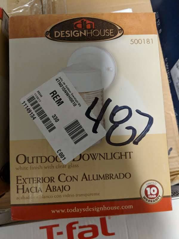 lot 41 image: Design House Jelly Jar Outdoor Downlight