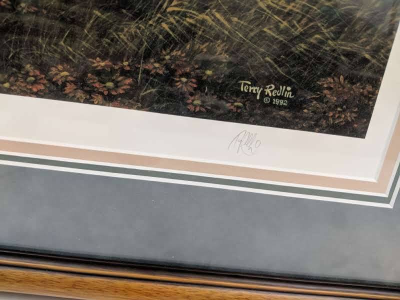 lot 54 image: 1992 Terry Redlin Spring Fever Print SIGNED 1051029500
