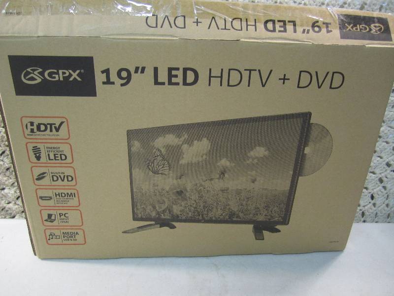 GPX 19 LED HDTV  DVD Open Box Unt...