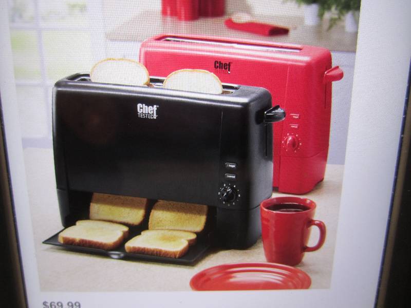 Chef Tested Toast N Serve in Black...
