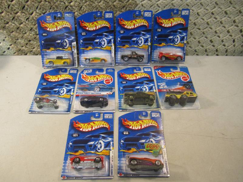 Lot of 10 Hot Wheels New in package...