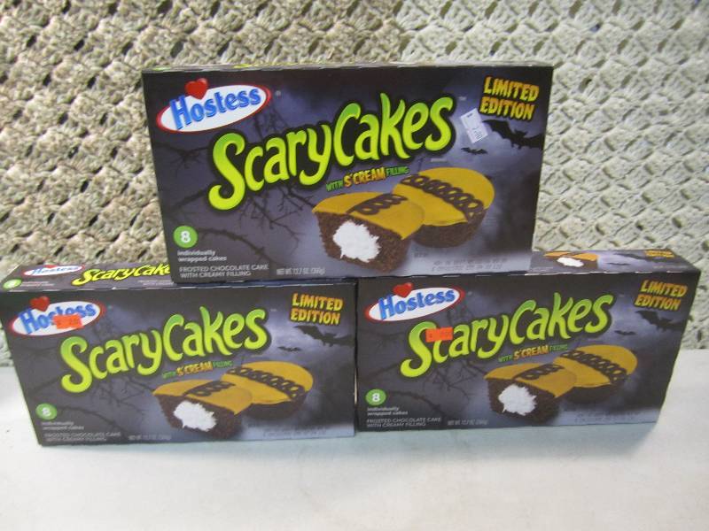 Lot of 3 Hostess Scary Cakes Best b...