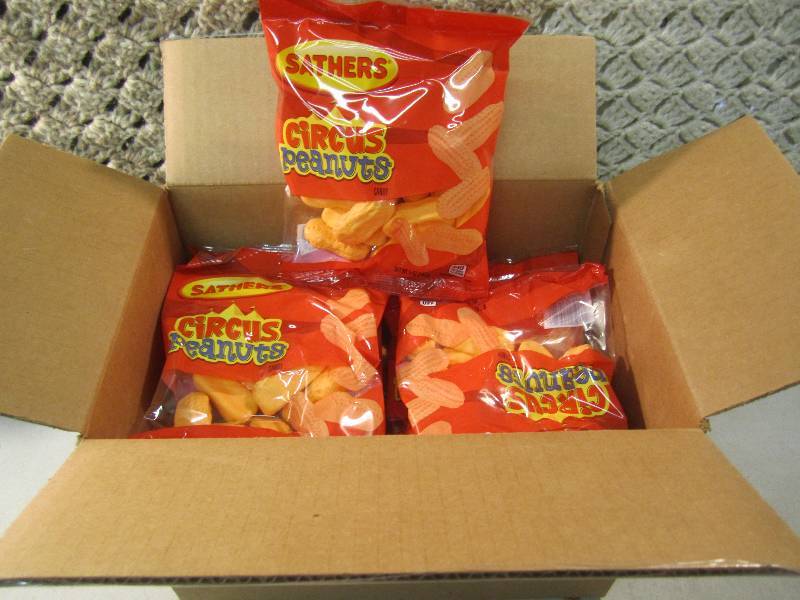 Case of 12 Bags Circus Peanuts Cand...
