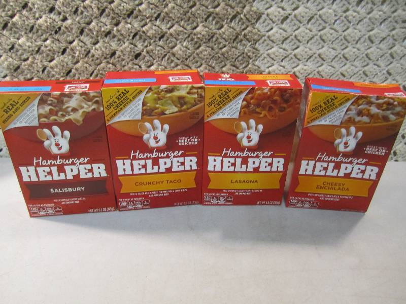 Mixed Flavor Lot of Hamburger Helpe...