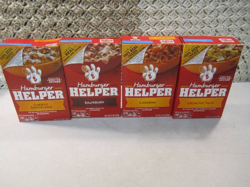 Mixed Flavor Lot of Hamburger Helpe...