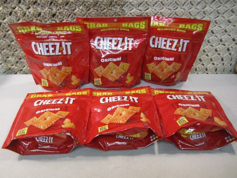 Lot of 6 Bags Cheez-It Original Sna...