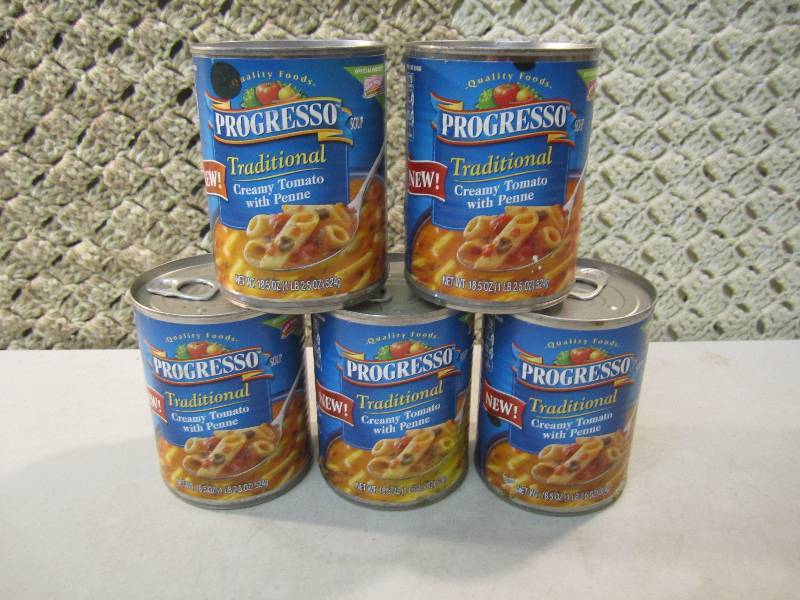Lot of 5 Cans Progresso Traditional...