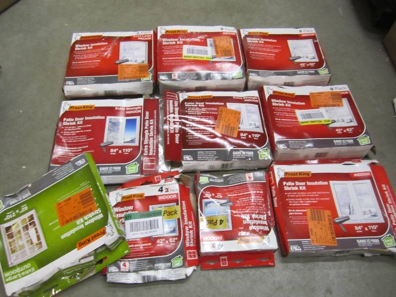 Lot of Window Insulation Kits Open...