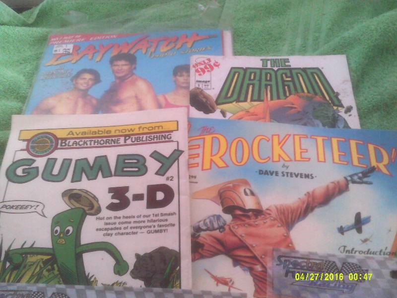 COLLECTIBLE COMICS AND RACING CELLS