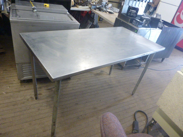 lot 8 image: Stainless Steel Table