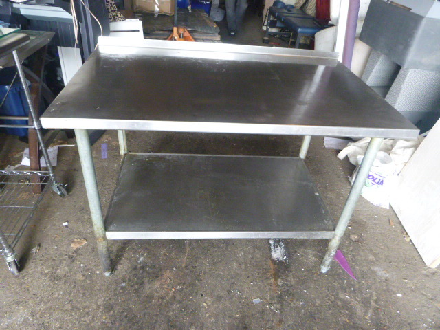 lot 31 image: Stainless Steel Table