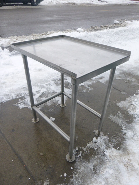 lot 32 image: Stainless Steel Table