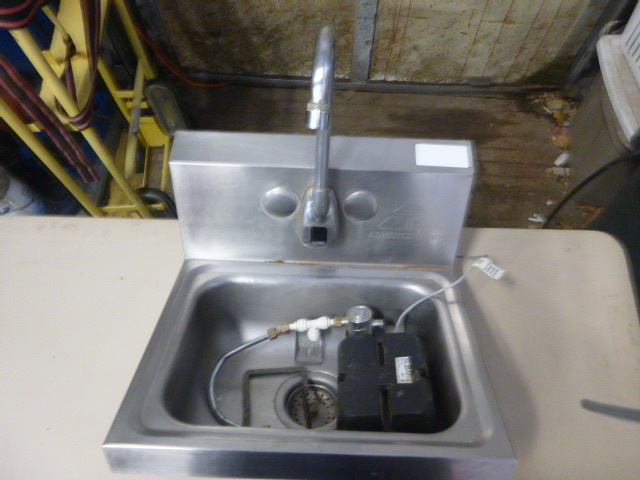 lot 50 image: Sloan Motion Faucet with Sink