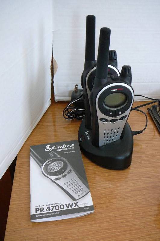 lot 11 image: Cobra Two-Way Radio With Charger