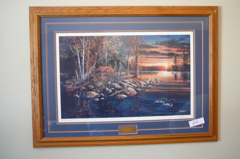 lot 22 image: Print  Wake Up Call  Jim Hansel