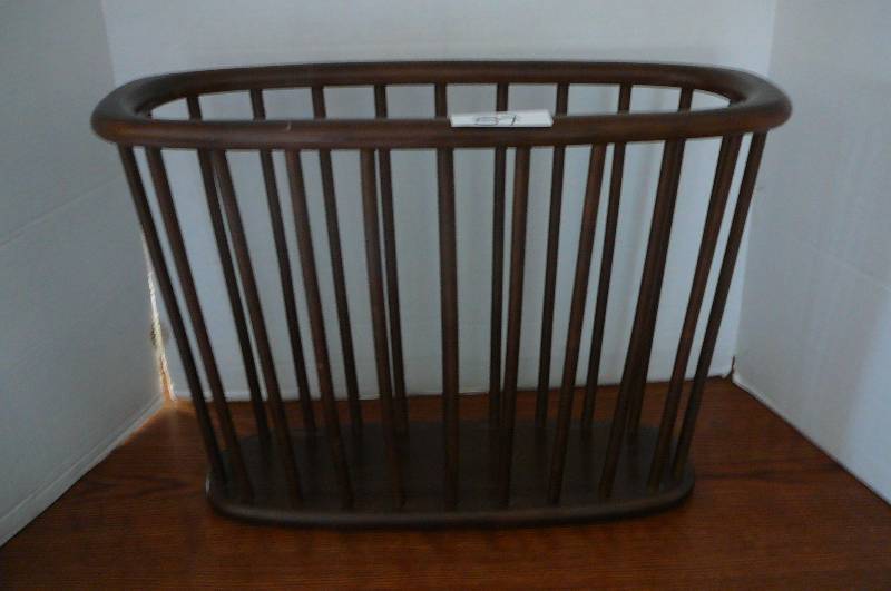 lot 89 image: Wood Magazine Rack