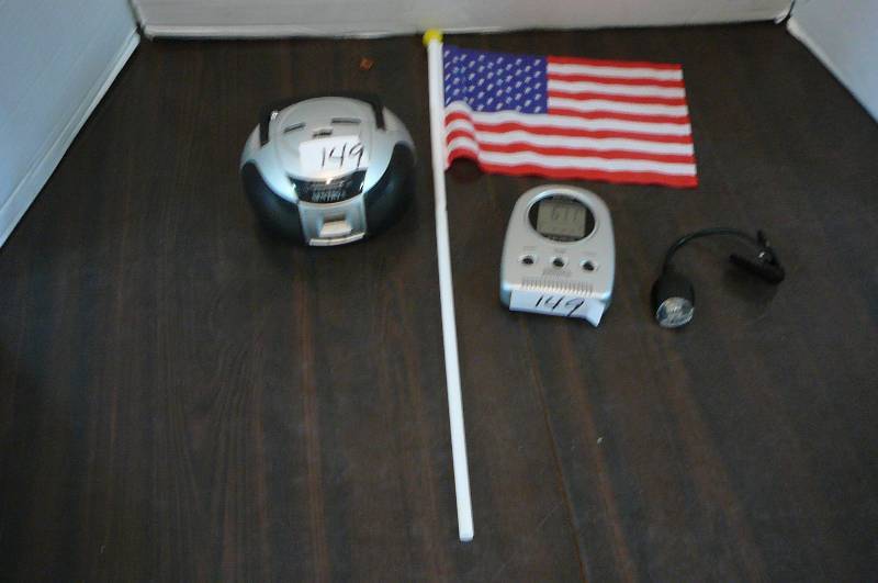 lot 149 image: Flag, Radio, Weather Station