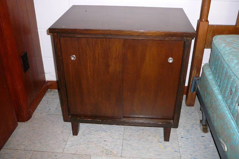 lot 189 image: Wood CabinetNightstand