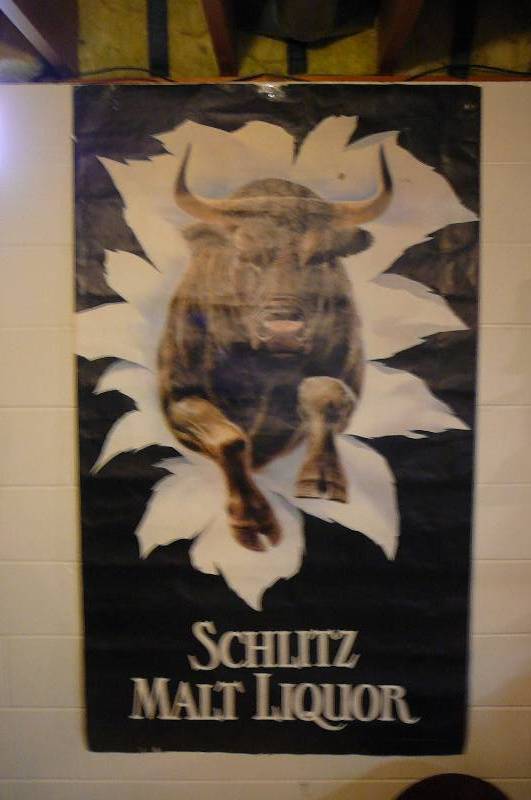 lot 214 image: Schlitz Malt Liquor Poster