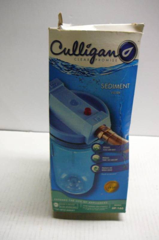 lot 319 image: culligan Sediment filter New in box